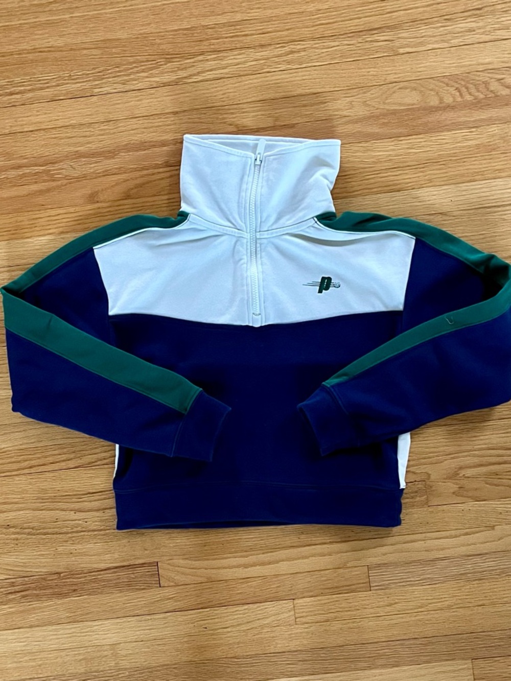 Prince X Target pickleball cropped color block Zip-Neck Pullover women’s small
